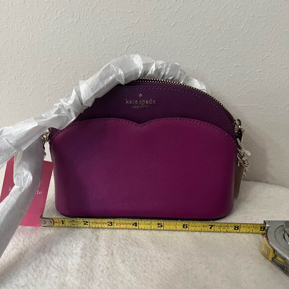 kate spade purple Payton Dome design crossbody handbag - Picture 2 of 3